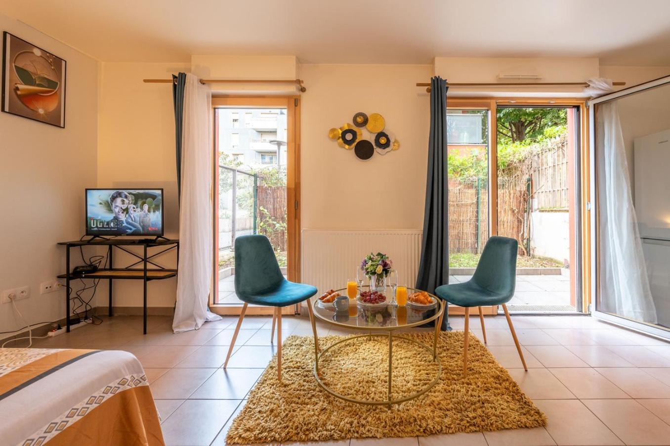 Superbe Appartement 1Min Metro7 Rez-De-Chaussee Ομπερβιλιέ Εξωτερικό φωτογραφία